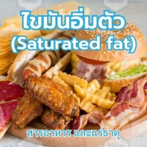 ไขมันอิ่มตัว (Saturated fat)