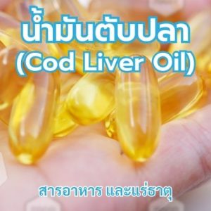 น้ำมันตับปลา (Cod Liver Oil)